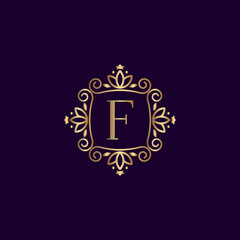 CROWN LETTER LEAF F