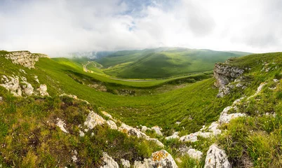 Fotobehang Shadzhatmaz mountain plateau © gumbao