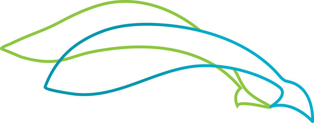 Fish design, animal icon