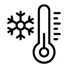 temperature line icon