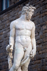 Beautiful statue in Florence, Italy