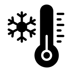 temperature glyph icon