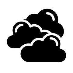 cloud glyph icon
