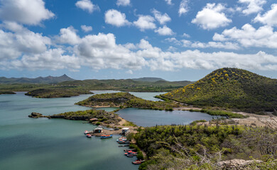 Fototapeta na wymiar Views around the Caribbean island of Curacao
