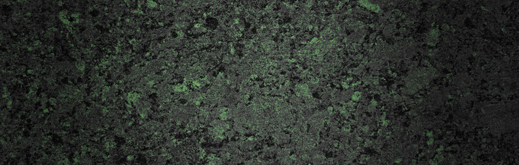 Elegant dark green background with black shadow border and old vintage grunge texture.
