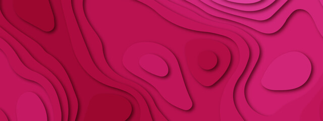 Abstract modern colorful paper cut shapes background. Vector illustration. You can use template, banner, poster, flyer, brochure, book cover, booklet design. 