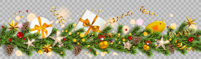 Sparkling golden light concept