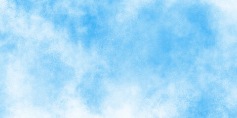 Winter seasonal cloudscape covered puffy and fresh blue sky background,  Fluffy, puffy, fresh and shiny clouds on a windy sky, Panorama sky and cloud of winter morning for wallpaper and design.
