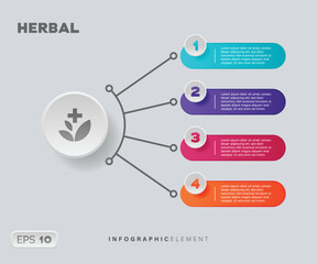 Herbal Infographic Element