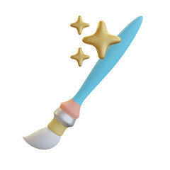 paintbrush 3d illustration