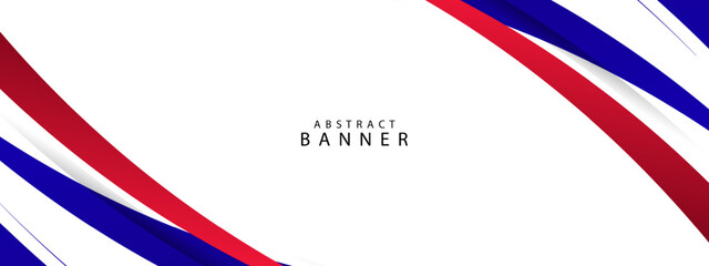 Modern flow color wave line banner design background