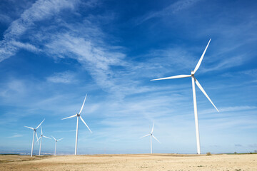 Green energy concept view