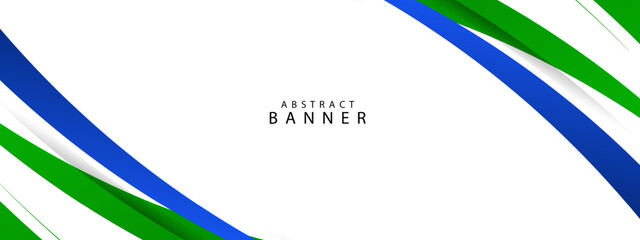 Modern flow color wave line banner design background