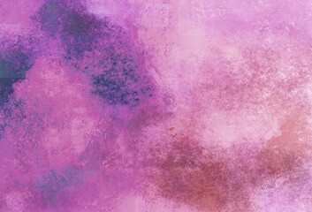淡い紫の水彩の霞のようなグランジ