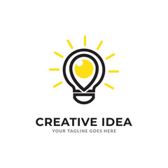 Creative idea for mascot or logo design. Vector illustration.