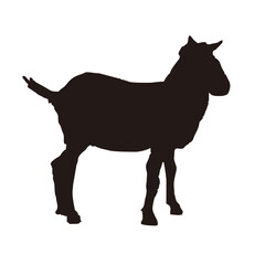 goat sheep silhouette