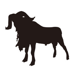 goat sheep silhouette