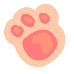 cute animal footprint