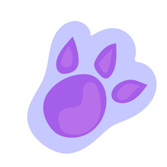 cute animal footprint