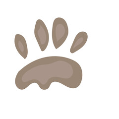 cute animal footprint