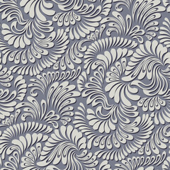 Vector floral elegante abstract seamless pattern