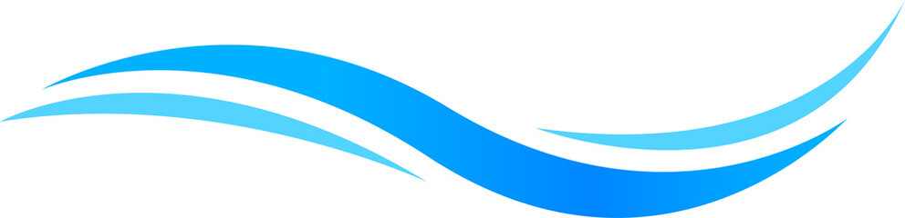 water wave graphic simple, ocean wave symbol, aqua icon