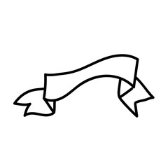 ribbon banner icon