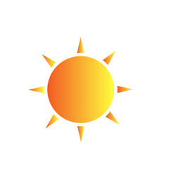 summer sun icon