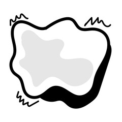 abstract speech bubble message