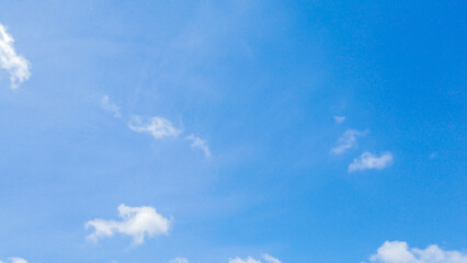 Naklejka na ściany i meble blue sky with clouds. blue sky and clouds