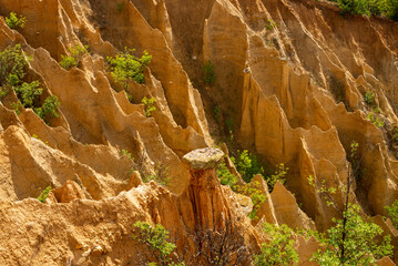 Stob Pyramids Rock Formations in Rila Mountains, Bulgaria.