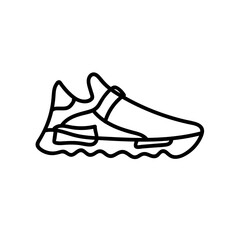 sneakers doodle childish drawing