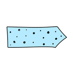 ribbon tape banner icon