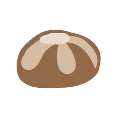 cute mochi cake hand drawn