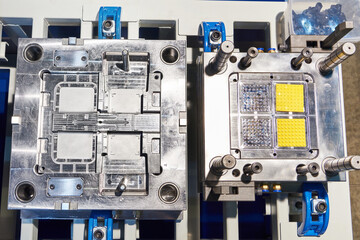 Metal molds for plastic parts industrial