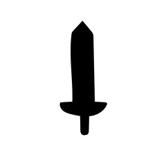 Obraz premium war sword hand drawn