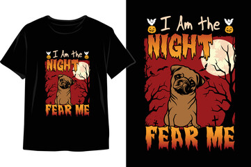 Vintage Halloween Time Vector Design for print on T-shirt. Halloween T-shirt Design Vector Graphics