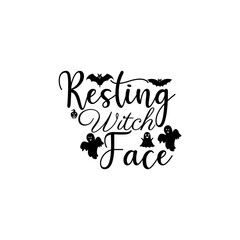 Resting witch face T-shirt design