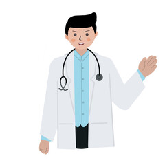 Fototapeta premium doctor with stethoscope
