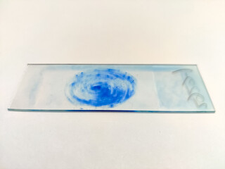 Sputum or phlegm smear AFB (auromin O) and Fluorescent (FM) stained glass slide. Which is ready for...