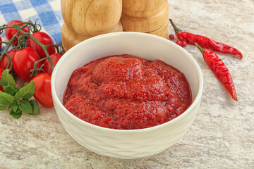 Natural organic pure tomato pasta