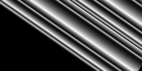 Futuristic silver black technology background