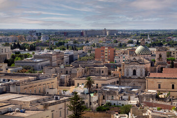 Lecce dall'alto del campanile di piazza Duomo