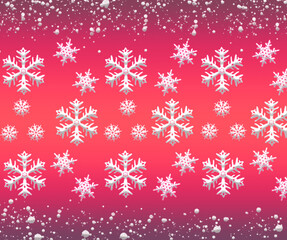 Naklejka na ściany i meble background with snowflakes