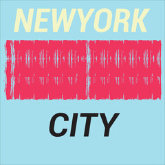 New York Vector Quotes Design 