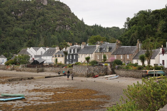 plockton piccolo villaggio nelle highland scozzesi