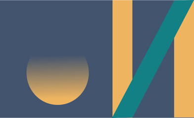 Abstract shape Business card background templates