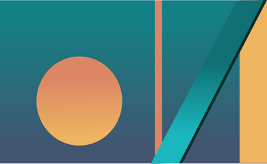 Abstract shape Business card background templates