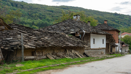 Fototapeta na wymiar traditional village