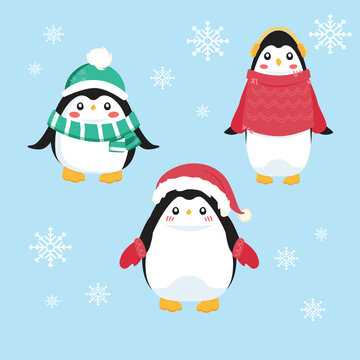 Illustrator penguins